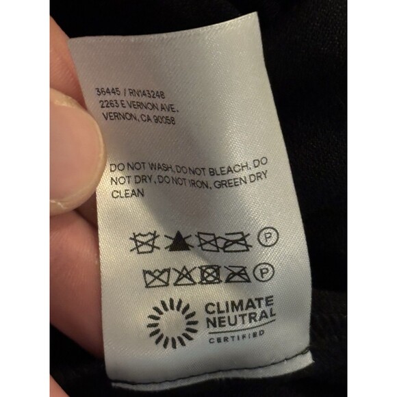 Reformation Ballari Off Shoulder Long Sleeve Dress Size 10 Black - Picture 7 of 9